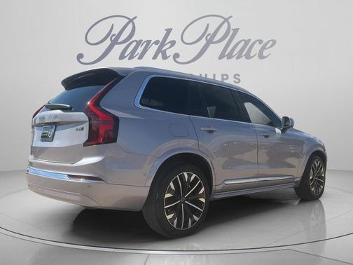 Aurora Silver 2026 Volvo XC90 Plus, B6 AWD Gas (mild hybrid), Gasoline, Bright, 7 Seats
