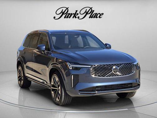 Denim Blue Metallic 2026 Volvo XC90 Plus, B6 AWD Gas (mild hybrid), Gasoline, Bright, 7 Seats