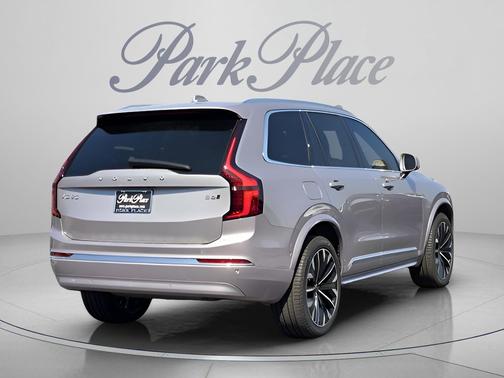 Aurora Silver 2026 Volvo XC90 Plus, B6 AWD Gas (mild hybrid), Gasoline, Bright, 7 Seats
