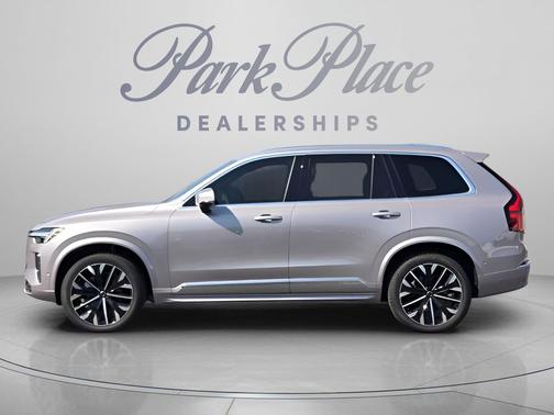Aurora Silver 2026 Volvo XC90 Plus, B6 AWD Gas (mild hybrid), Gasoline, Bright, 7 Seats