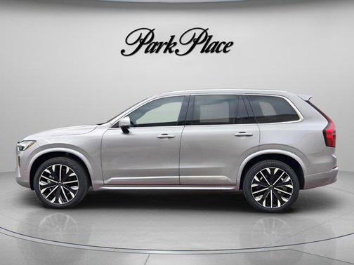 Aurora Silver 2026 Volvo XC90 Plus, B6 AWD Gas (mild hybrid), Gasoline, Bright, 7 Seats