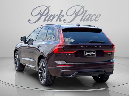 Mulberry Metallic 2026 Volvo XC60 Plug-In Hybrid Plus, T8 AWD Electric/Gasoline, Dark