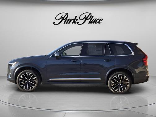 Denim Blue Metallic 2026 Volvo XC90 Plus, B6 AWD Gas (mild hybrid), Gasoline, Bright, 7 Seats