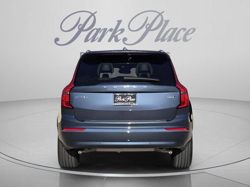 Denim Blue Metallic 2026 Volvo XC90 Plus, B6 AWD Gas (mild hybrid), Gasoline, Bright, 7 Seats