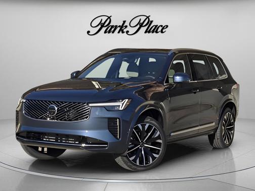 Denim Blue Metallic 2026 Volvo XC90 Plus, B6 AWD Gas (mild hybrid), Gasoline, Bright, 7 Seats