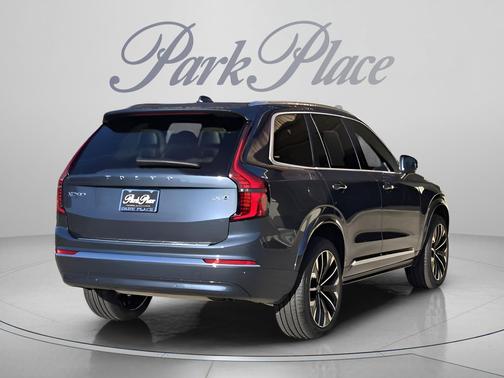 Denim Blue Metallic 2026 Volvo XC90 Plus, B6 AWD Gas (mild hybrid), Gasoline, Bright, 7 Seats