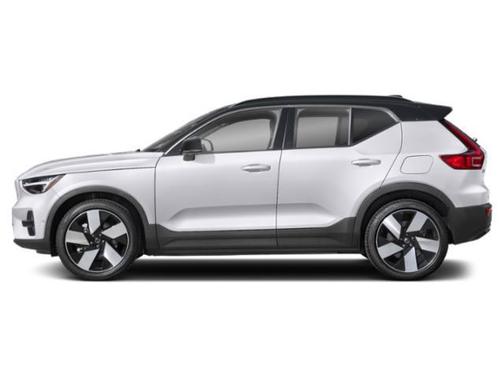 Crystal White Metallic 2023 Volvo XC40 Recharge Pure Electric Twin Plus