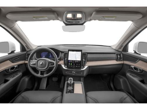 Crystal White Pearl 2026 Volvo XC90 Plus, B6 AWD Gas (mild hybrid), Gasoline, Bright, 7 Seats