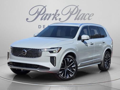 Vapour Grey Metallic 2026 Volvo XC90 Plus, B6 AWD Gas (mild hybrid), Gasoline, Bright, 7 Seats