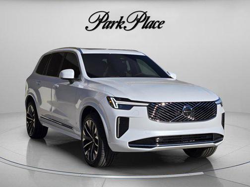 Crystal White Pearl 2026 Volvo XC90 Ultra, B6 AWD Gas (mild hybrid), Gasoline, Bright, 7 Seats