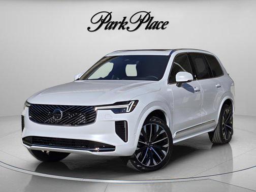 Crystal White Pearl 2026 Volvo XC90 Ultra, B6 AWD Gas (mild hybrid), Gasoline, Bright, 7 Seats