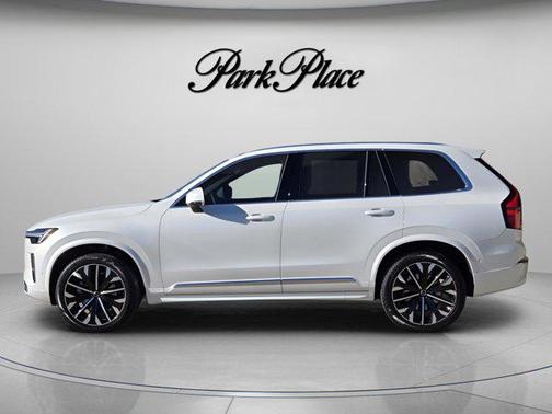 Crystal White Pearl 2026 Volvo XC90 Ultra, B6 AWD Gas (mild hybrid), Gasoline, Bright, 7 Seats