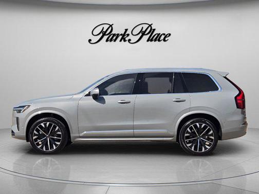 Vapour Grey Metallic 2026 Volvo XC90 Plus, B6 AWD Gas (mild hybrid), Gasoline, Bright, 7 Seats