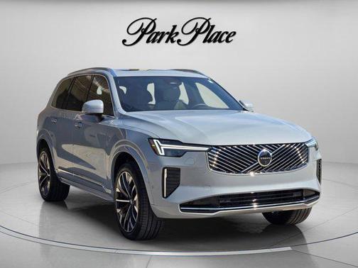 Vapour Grey Metallic 2026 Volvo XC90 Plus, B6 AWD Gas (mild hybrid), Gasoline, Bright, 7 Seats