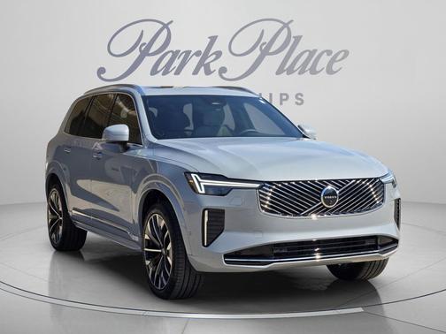Vapour Grey Metallic 2026 Volvo XC90 Plus, B6 AWD Gas (mild hybrid), Gasoline, Bright, 7 Seats