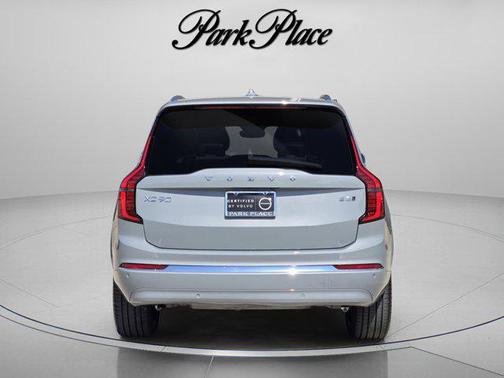 Vapour Grey Metallic 2026 Volvo XC90 Plus, B6 AWD Gas (mild hybrid), Gasoline, Bright, 7 Seats