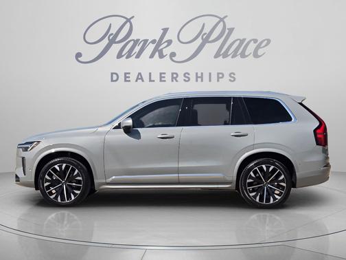 Vapour Grey Metallic 2026 Volvo XC90 Plus, B6 AWD Gas (mild hybrid), Gasoline, Bright, 7 Seats