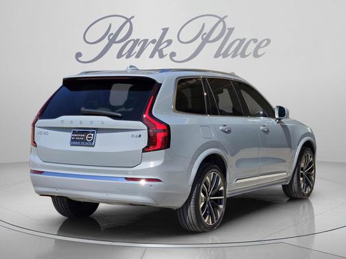 Vapour Grey Metallic 2026 Volvo XC90 Plus, B6 AWD Gas (mild hybrid), Gasoline, Bright, 7 Seats