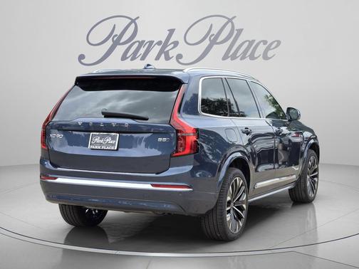 Denim Blue Metallic 2026 Volvo XC90 Plus, B5 AWD Gas (mild hybrid), Gasoline, Bright, 7 Seats