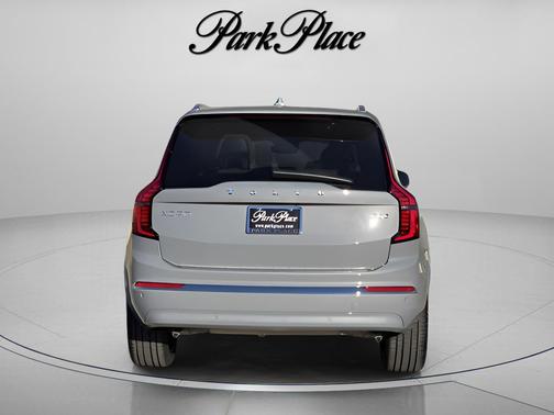 Vapour Grey Metallic 2026 Volvo XC90 Plus, B6 AWD Gas (mild hybrid), Gasoline, Bright, 7 Seats