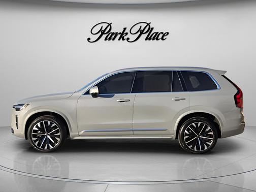 Vapour Grey Metallic 2026 Volvo XC90 Plus, B6 AWD Gas (mild hybrid), Gasoline, Bright, 7 Seats