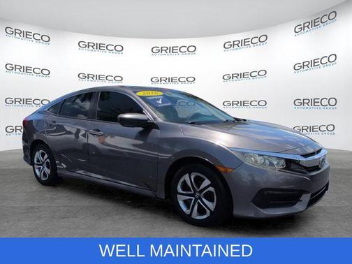 Lunar Silver Metallic 2016 Honda Civic LX