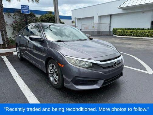 Lunar Silver Metallic 2016 Honda Civic LX