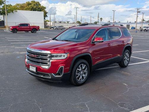Volcanic Red Tintcoat 2023 GMC Acadia FWD SLT