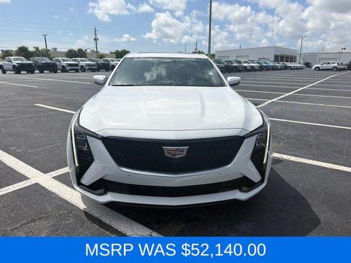 Summit White 2025 Cadillac CT5 Sport