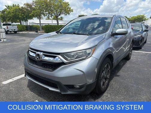 Lunar Silver Metallic 2018 Honda CR-V EX-L