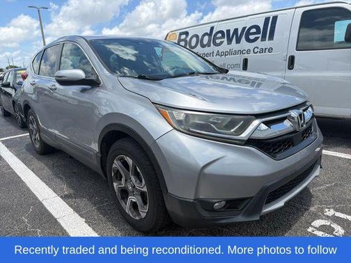 Lunar Silver Metallic 2018 Honda CR-V EX-L
