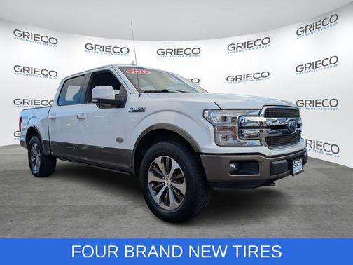 WHITE PLATINUM METALLIC TC 2019 Ford F-150 King Ranch