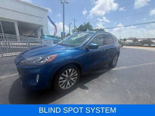Atlas Blue Metallic 2022 Ford Escape Titanium
