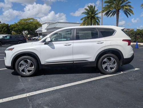 Quartz White 2022 Hyundai SANTA FE SE