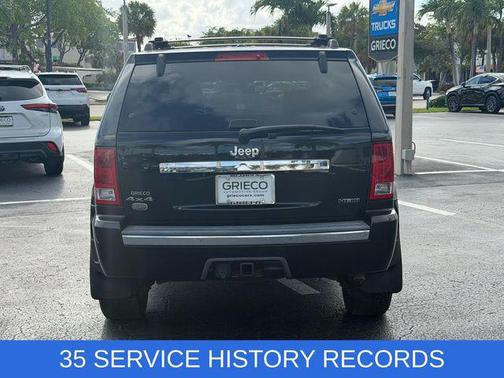 Brilliant Black Crystal Pearlcoat 2009 Jeep Grand Cherokee Overland