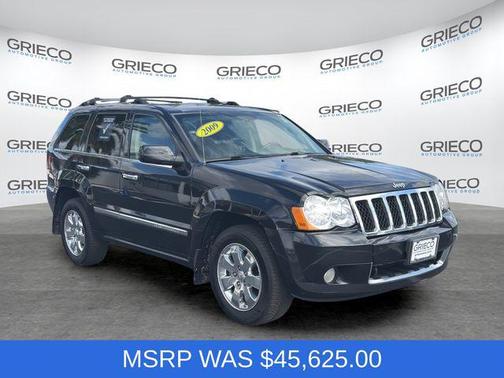 Brilliant Black Crystal Pearlcoat 2009 Jeep Grand Cherokee Overland