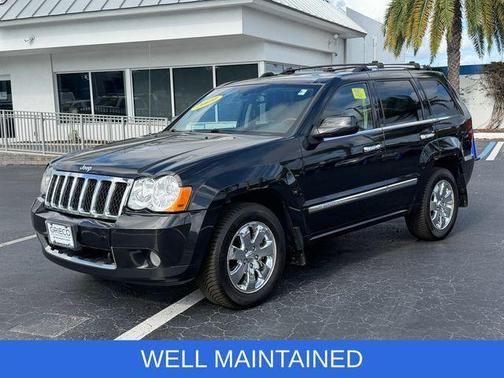 Brilliant Black Crystal Pearlcoat 2009 Jeep Grand Cherokee Overland