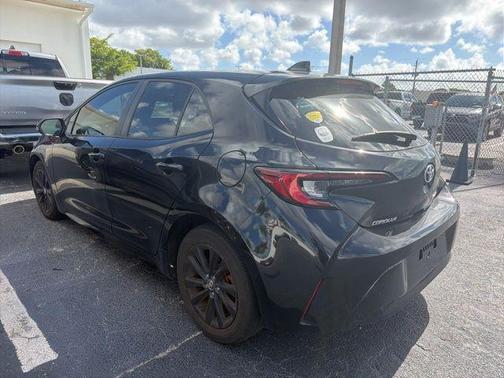 Midnight Black Metallic 2023 Toyota Corolla Hatchback SE