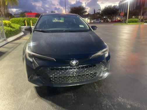 Midnight Black Metallic 2023 Toyota Corolla Hatchback SE