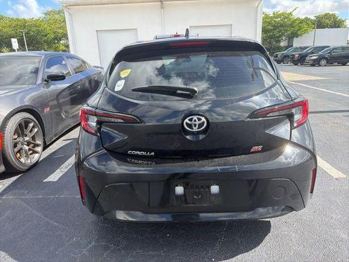 Midnight Black Metallic 2023 Toyota Corolla Hatchback SE