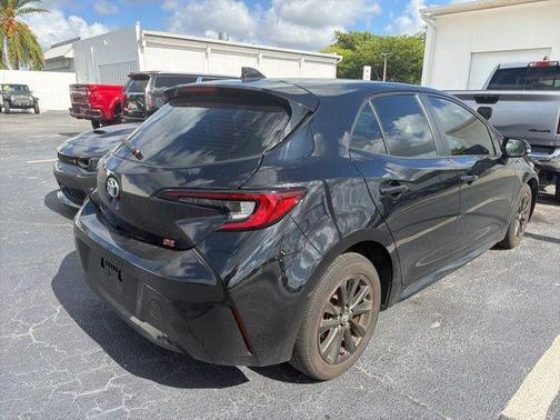 Midnight Black Metallic 2023 Toyota Corolla Hatchback SE