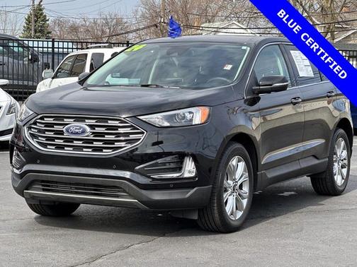 AGATE BLACK METALLIC 2024 Ford Edge TITANIUM