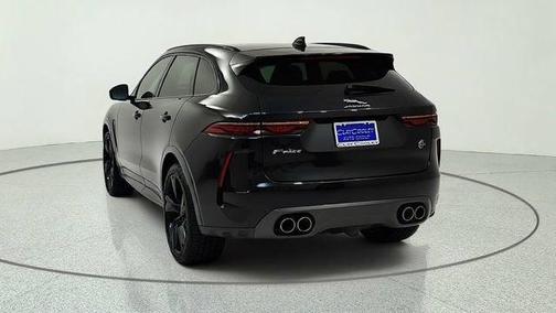 Black 2021 Jaguar F-PACE SVR P550 AWD Automatic