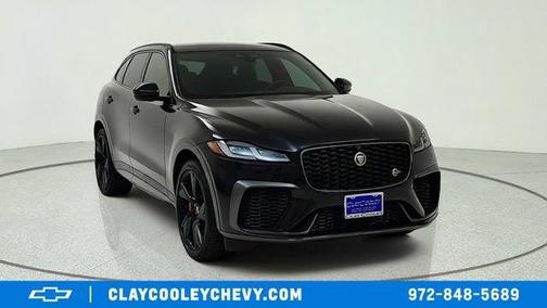 Black 2021 Jaguar F-PACE SVR P550 AWD Automatic
