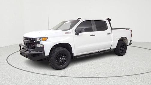 Summit White 2021 Chevrolet Silverado 1500 Custom Trail Boss