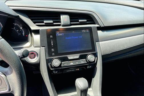 Aegean Blue Metallic 2017 Honda Civic EX