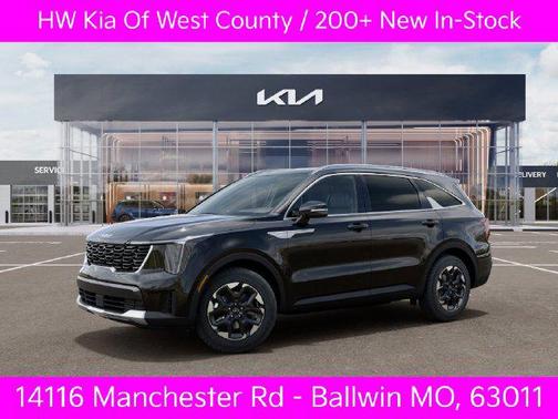 Ebony Black 2026 Kia Sorento S
