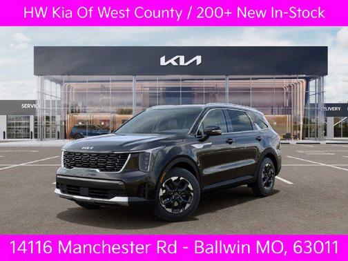 Ebony Black 2026 Kia Sorento S