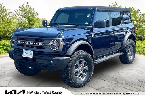 Antimatter Blue Metallic 2021 Ford Bronco Big Bend