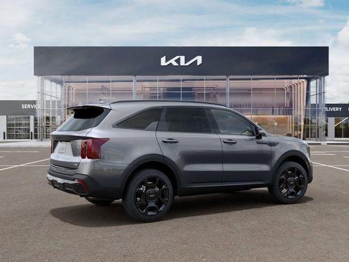 Steel Gray 2026 Kia Sorento Hybrid SX Prestige